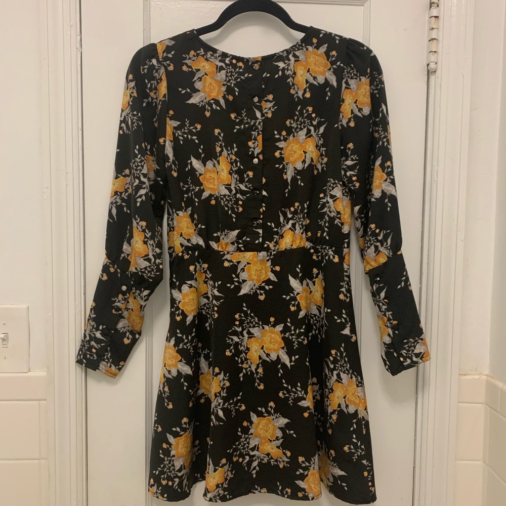FREE PEOPLE Parker floral long sleeve dress - Picture 6 of 6